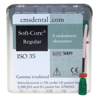 Софт-Кур Soft-Core  Regular №50 (6 шт)  - эндодонтич. обтураторы для пломбир. корн. каналов