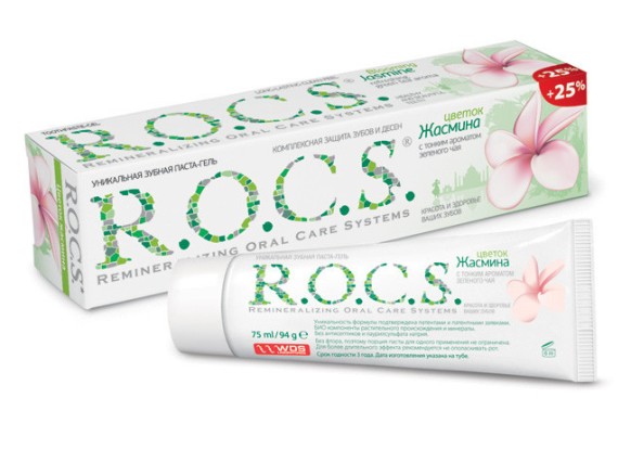 РОКС / ROCS (цветок жасмина) - зубная паста для малышей (94г), ROCS / Россия
