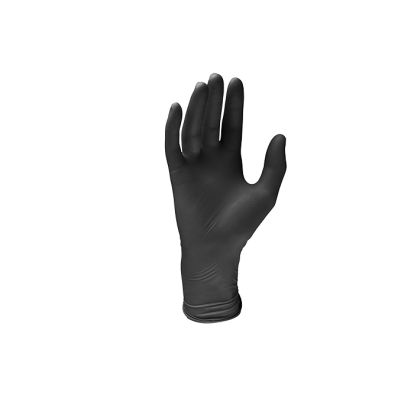 Перчатки MONOART черный (S) - нитриловые, неопудренные (50пар), Euronda / Италия