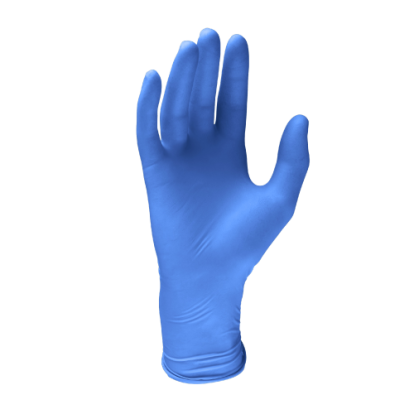 Перчатки MONOART синий (M) - нитриловые, неопудренные (50пар), Euronda / Италия
