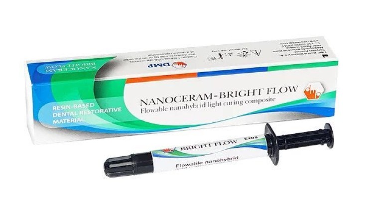 Наноцерам -Брайт Флоу  Nanoceram-Bright Flow  А3 (1х 2г) композитный пломбировочный материал