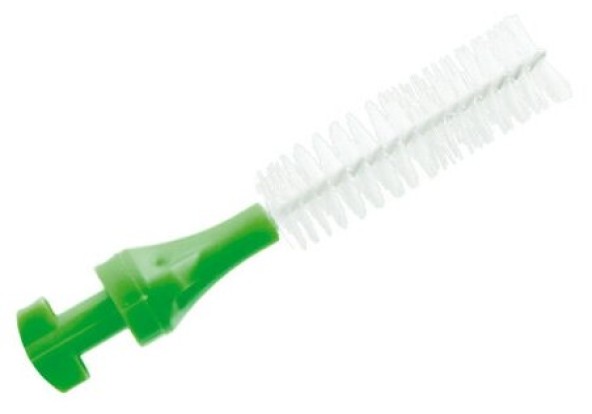Спиралевидный ершик Paro Flexi grip, цилиндрический средний зеленый d 5 мм/5шт., Esro Ltd., Швейцария    