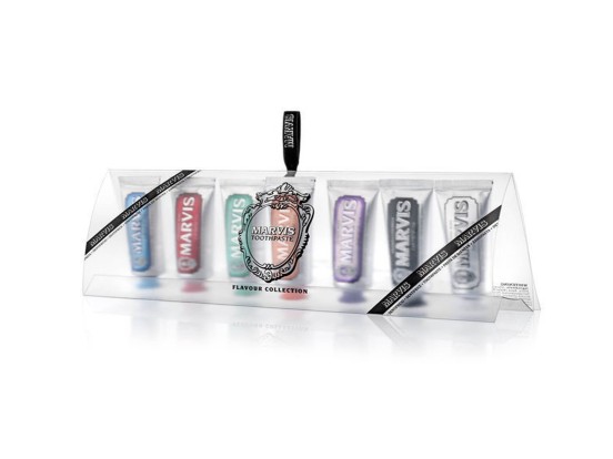 MARVIS (подарочный набор) - зубная паста, прозрачная упаковка (7*25мл), MARVIS / Италия
