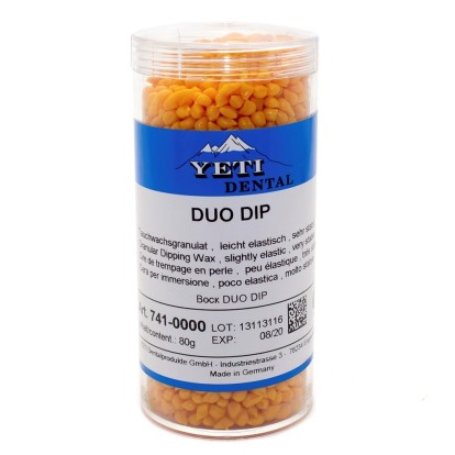 Воск погружной в гранулах DUO DIP,оранж., 80г (741-0000) /Yeti 