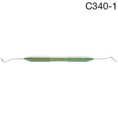 Штопфер-гладилка С340-1 фиссурная в виде пули в сочетании с медиальной узкой листовидной, ЭМИ