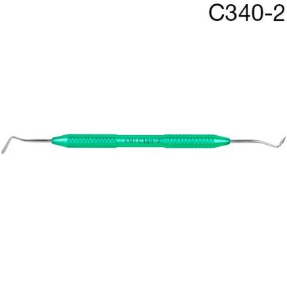 Штопфер-гладилка С340-2 фиссурная в виде пули в сочетании с медиальной узкой каплевидной, ЭМИ