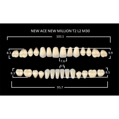 Зубы планка 28 шт MILLION NEW ACE T2/B1
