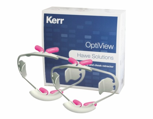 Ретрактор ОптиВью / OptiView - для губ и щек стандартный/белые, Kerr / США