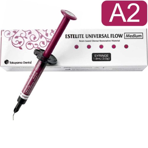 Эстелайт / Estelite Universal Flow Medium (A2) - жидкотекучий светоотверждаемый композит (3г), Tokuyama Dental / Япония