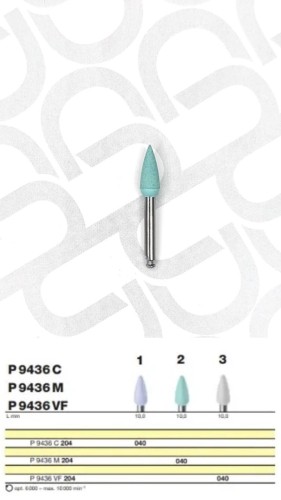 Полировочный бор по композиту 2-я ступень/ P 9436 M 204.040, Drendel + Zweiling DIAMANT GmbH, Германия