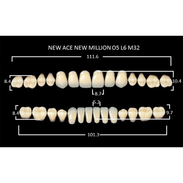Зубы планка 28 шт MILLION NEW ACE O5/A3