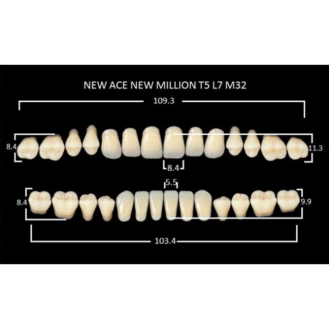 Зубы планка 28 шт MILLION NEW ACE T5/A3